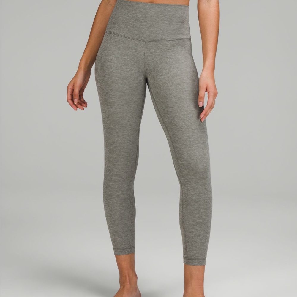 Lululemon 25” Heather Grey Sage Leggings